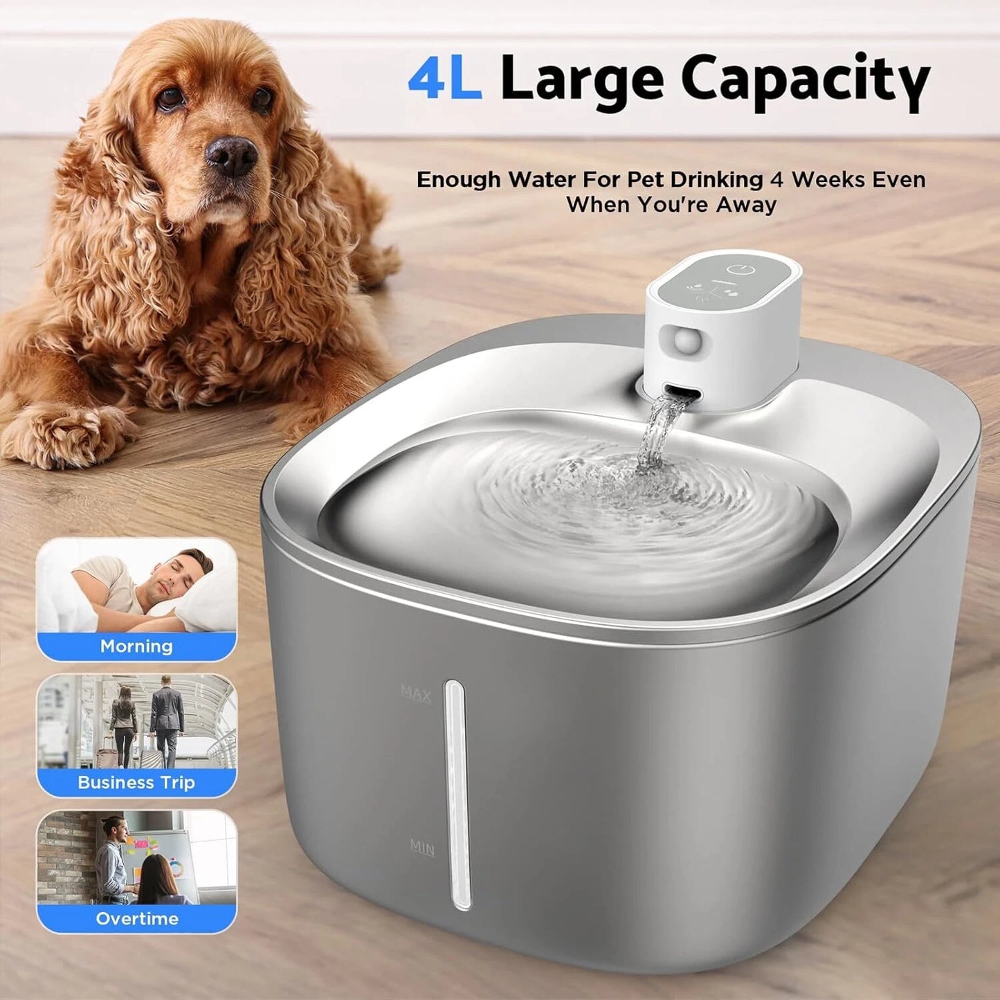 HydraPaws™ Wireless Pet Fountain