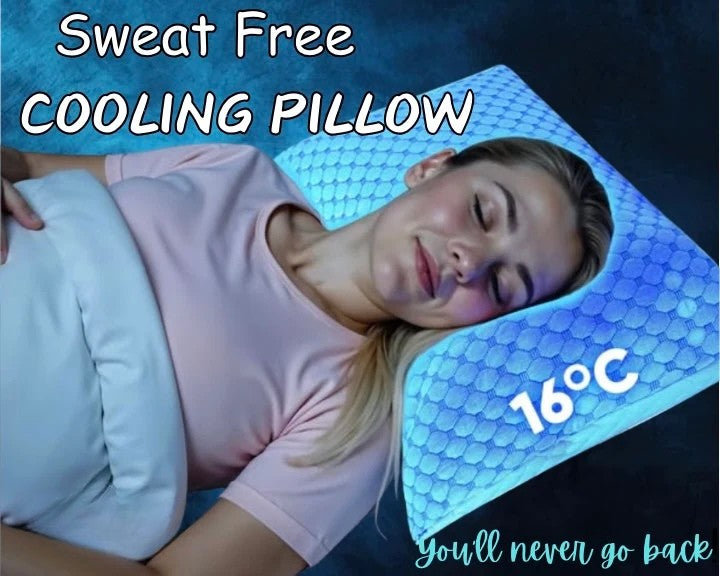 Cooling Gel Infused Pillow for Hot sleepers & Back Discomfort