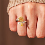 Sunflower Worry Ring